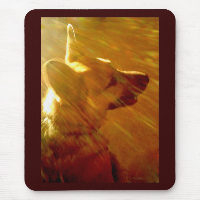 Mousepad Brilhar no meu German shepherd nº 2 (Frente)