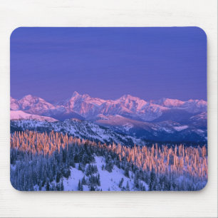 Mousepad Brilho alpino atinge os picos da Geleira