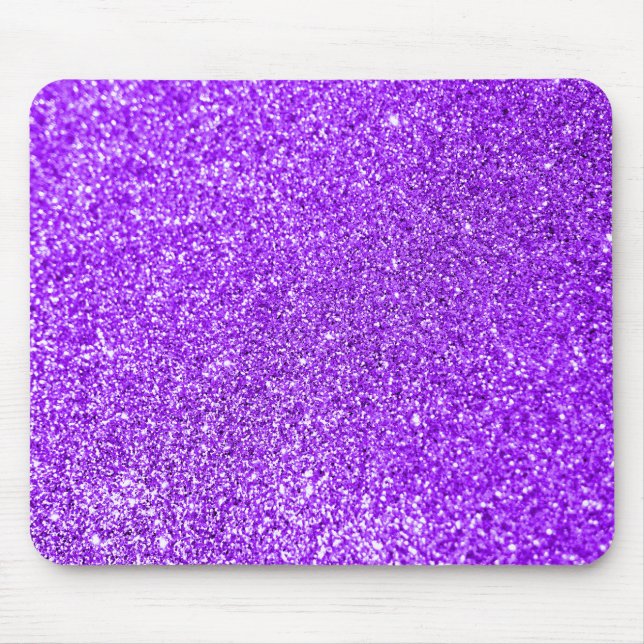 Mousepad Brilho Bokeh Falso Violeta Roxo Glitter (Frente)