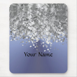 Mousepad Brilho cinzento do azul e do falso