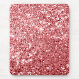 Mousepad Brilho Cor-de-Rosa Glamouroso Espelhado