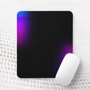 Mousepad Brilho de Gradação Violeta Preta