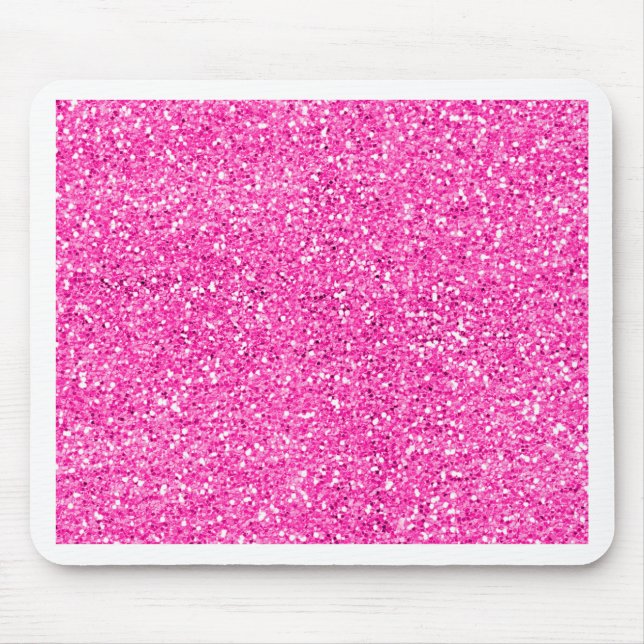 Mousepad Brilho do rosa quente (Frente)