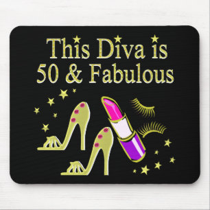 MOUSEPAD BRILHO DOURADO 50º ANIVERSÁRIO DIVA DESIGN