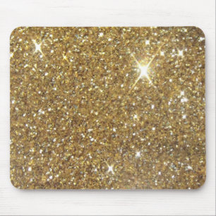 Mousepad Brilho Dourado luxuoso - imagem impressa