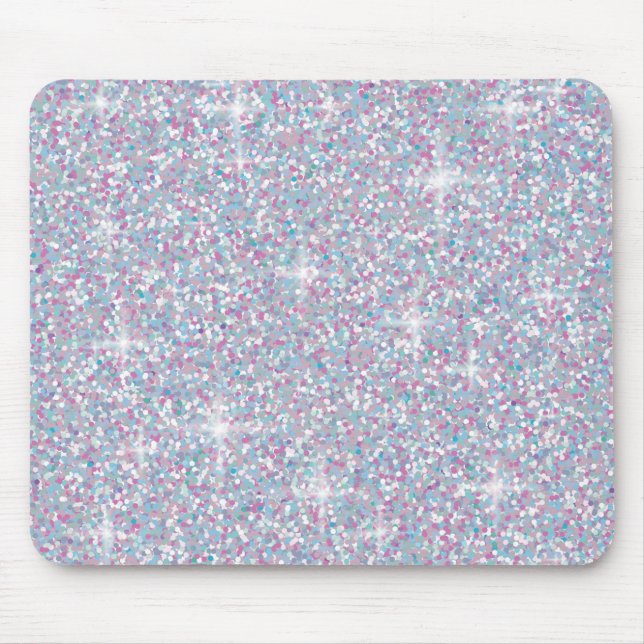 Mousepad Brilho iridescente branco (Frente)
