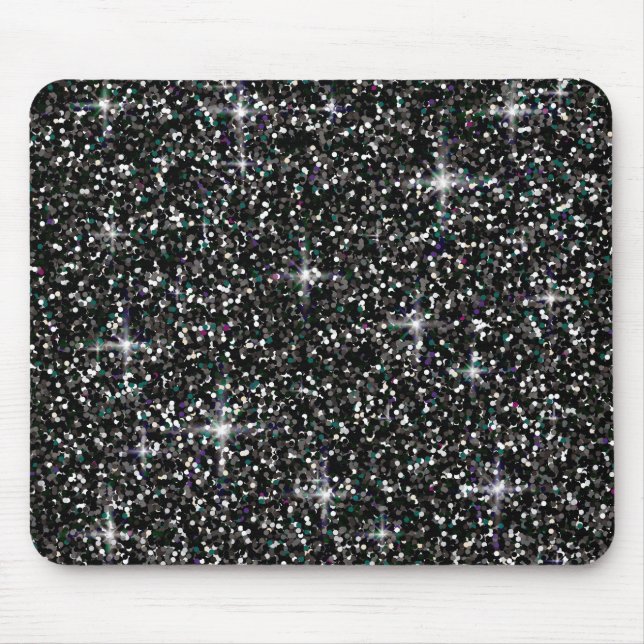 Mousepad Brilho iridescente preto (Frente)