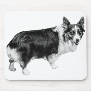 Mousepad Brilho na Mesa Corgi Humor