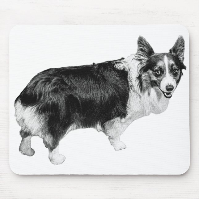 Mousepad Brilho na Mesa Corgi Humor (Frente)