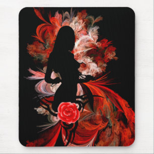 Mousepad Brincadeira adulta romântica em vermelho