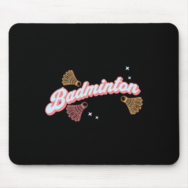Mousepad Brincadeira, Badminton E Shuttles (Frente)