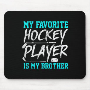Mousepad Brincadeira Hockey Tee Brother Novelty Sibling