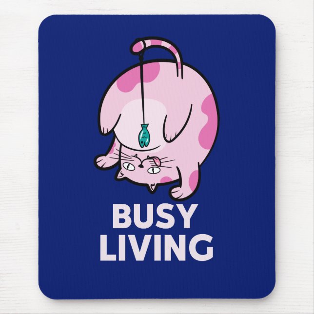 Mousepad Brincadeiras Engraçadas De Vida Ocupadas (Frente)