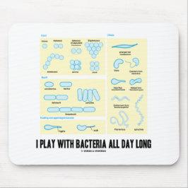 Mousepad Brinco Com Bactérias O Dia Todo (Morfologia)