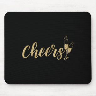 Mousepad Brindar ao Ano Novo Feliz Ano Novo 2026 Festa Gi