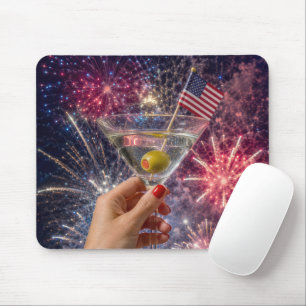 Mousepad Brinde Patriótico Americano de Martini