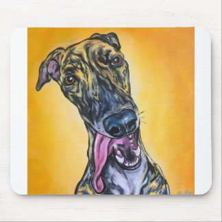 Mousepad Brindle Greyhound