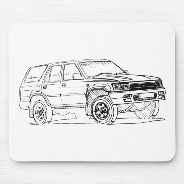 Mousepad Brinquedo 4Runner gen2 1992+ (Frente)