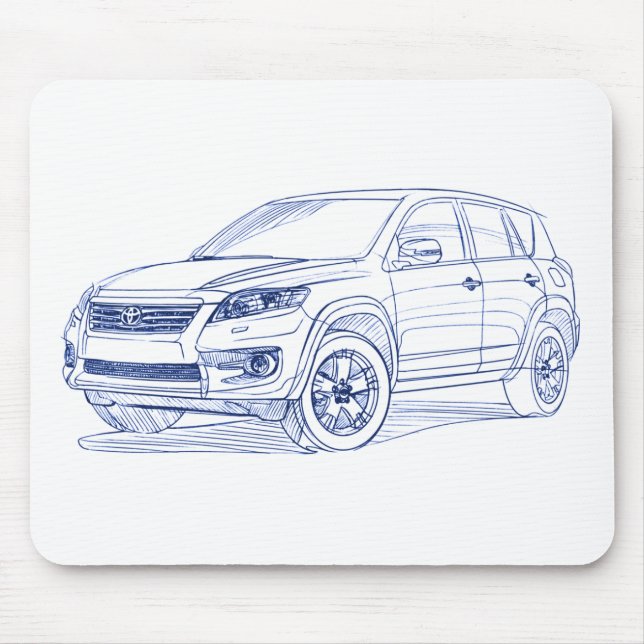 Mousepad Brinquedo Rav4 2011 (Frente)
