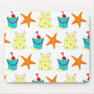 Mousepad Brinquedos de areia Castanho-de-areia Balde-galinh