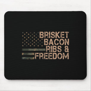 Mousepad Brisket Bycon Ribes E Freedom Grill Churrasco Engr