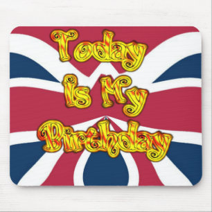 Mousepad British Birthday dá Impressão de arte