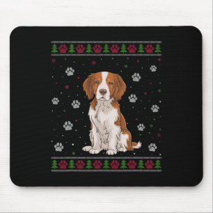 Mousepad Brittany Spaniel Christmas Sweet Xmas Animal