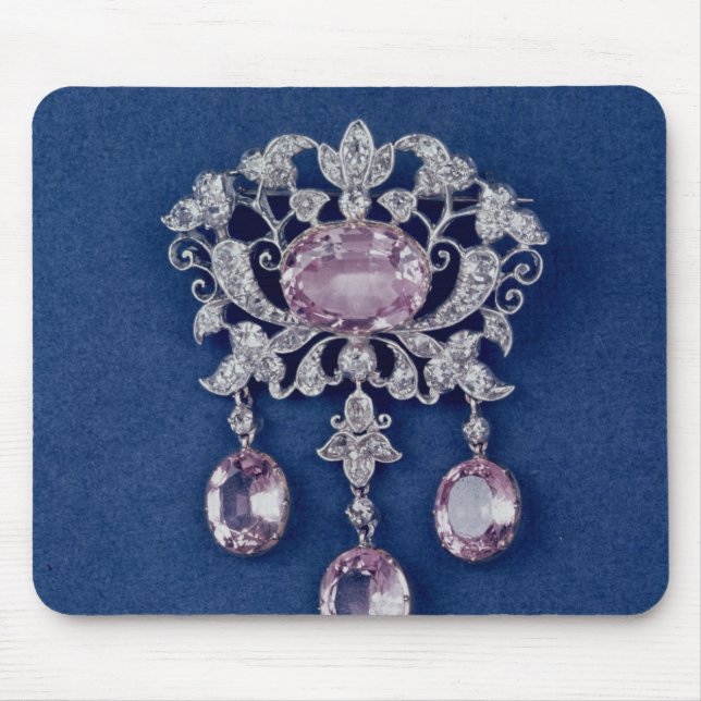 Mousepad Broche na forma de uma flor, c.1780 (Frente)