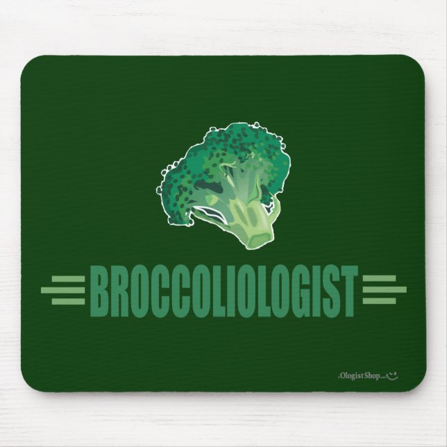 Mousepad Brócolis Engraçado (Frente)