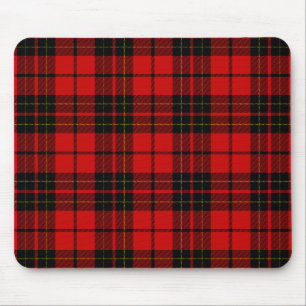 Mousepad Brodie clan tartan red xadrez