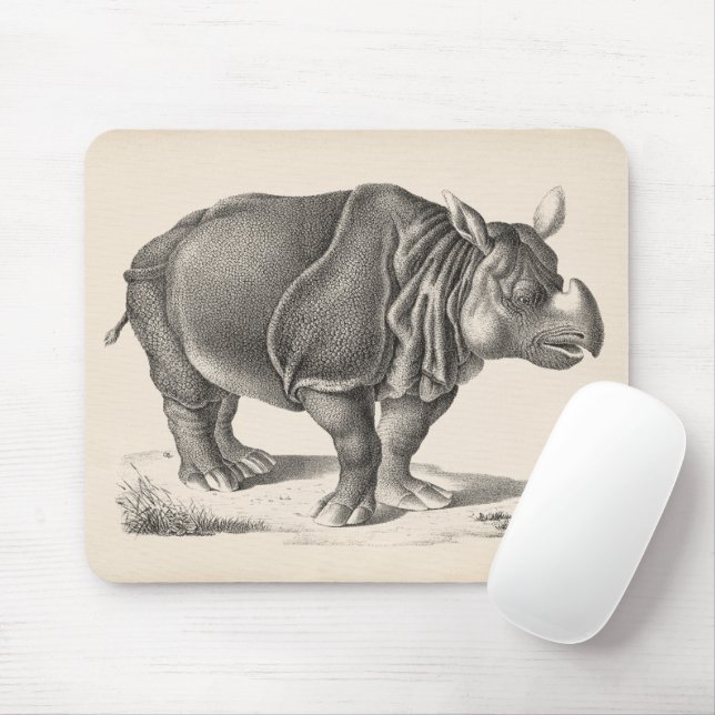 Mousepad Brodtmann Rhinoceros Sketch (Com mouse)