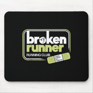 Mousepad Broken Runner Runner Club Transformando Atrasos Em