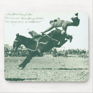 Mousepad Bronc Bucking famoso cinco minutos