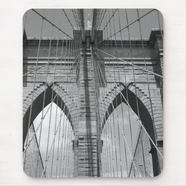 Mousepad Brooklyn Brdige - B&W (Frente)