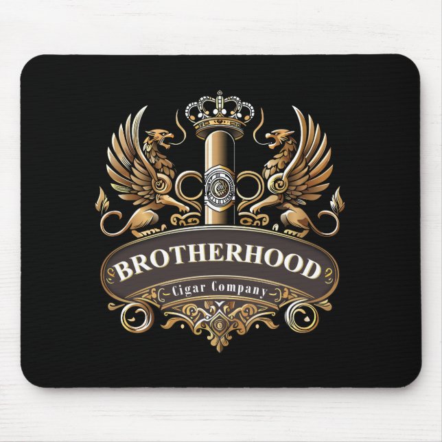 Mousepad Brotherhood Cigar Company  (Frente)