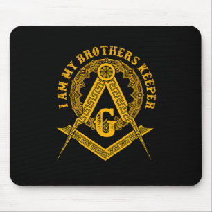 Mousepad Brothers Keeper Illuminati Símbolo Masonic Conspir