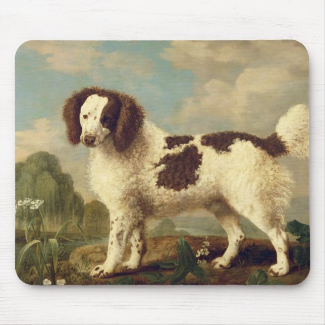 Mousepad Brown e Spaniel branco de Norfolk ou de água, 1778 (Frente)