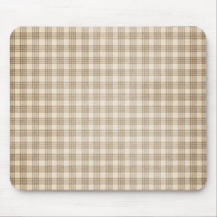 Mousepad Brown e xadrez bege