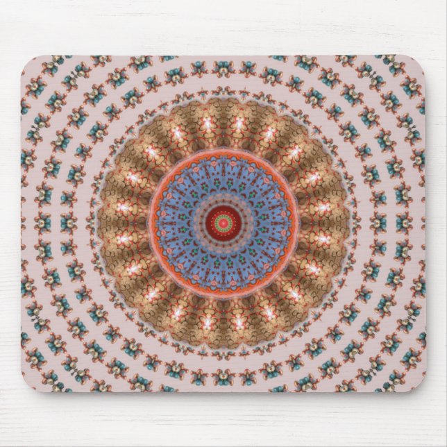 Mousepad Brown Mandala Wheel... (Frente)
