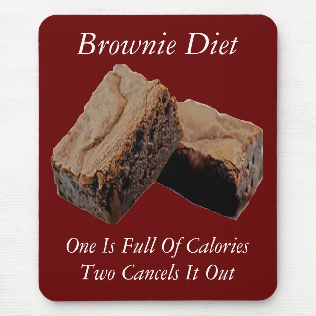 Mousepad Brownie Diet (Frente)