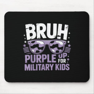 Mousepad Bruce Roxo Para Crianças Militares Filho Militar M
