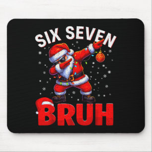 Mousepad Bruh 67 Dabbing Papai Noel Meme Divertido Seis Set