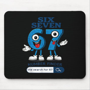 Mousepad Bruh 67 Seis Sete 6-7 Talian Brainrot Meme Para Cr