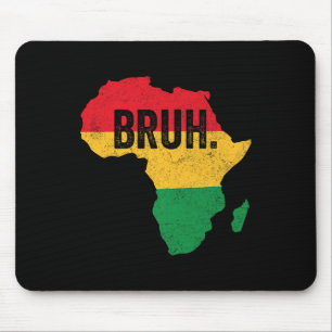 Mousepad Bruh Boys Crianças Africano Americano Funny Black 