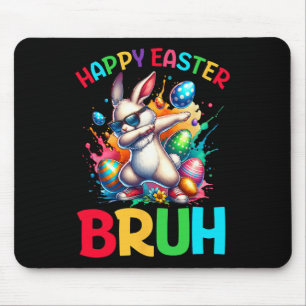 Mousepad Bruh Easter Ovos Meninos Crianças Páscoa Coelhinho
