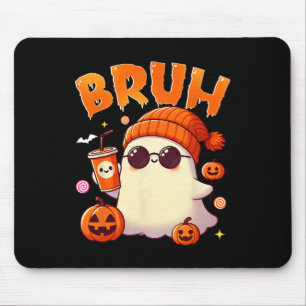 Mousepad Bruh Ghost Halloween - Truque De Fantasma Ou De Tr