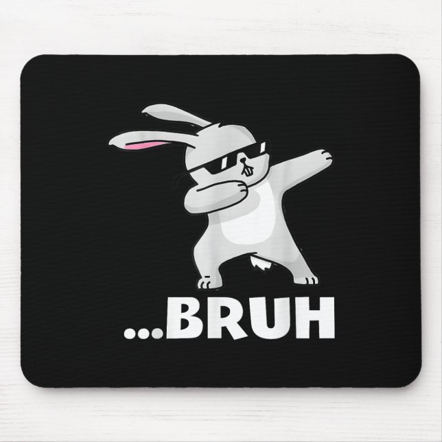 Mousepad Bruh Meme Engraçado Irmão Adolescente Rapazes Pásc (Frente)