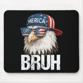 Mousepad Bruh Quatro 4 de Julho Águia Patriótico Americano