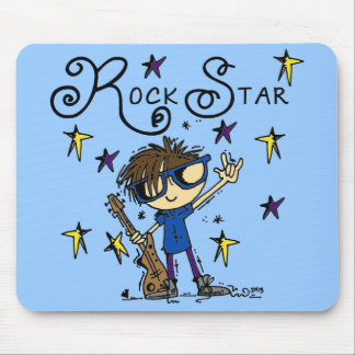 Mousepad Brunette Rock Star