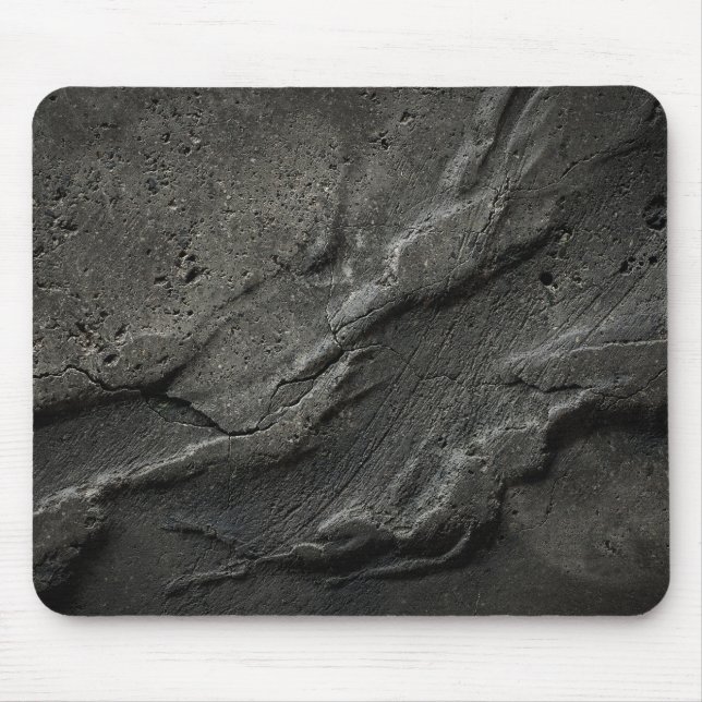 Mousepad Brutalista Cinza Vulcânico Escuro (Frente)